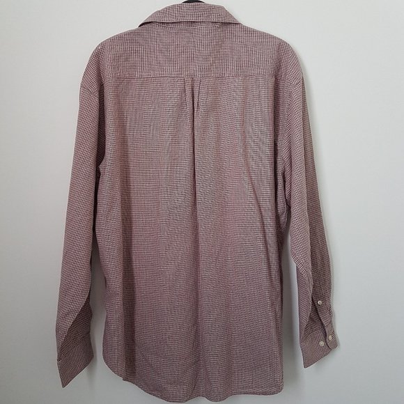 Old Navy Men Plaid Button Down Collar Shirt, L - Picture 6 of 6